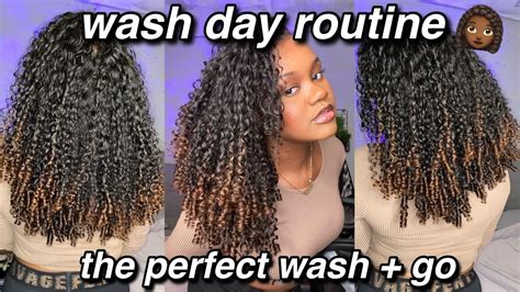 💕the Secret To The Perfect Wash And Go 3b 3c Curly Hair Routine