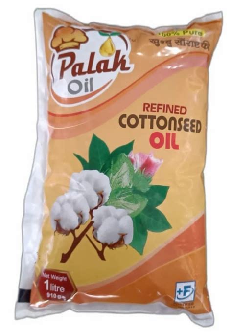 Palak Cottonseed Refined Oil 1 Ltr Pouch At Best Price In Rajkot