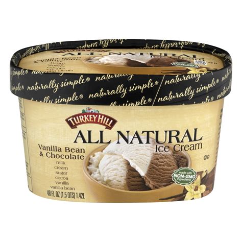Turkey Hill All Natural Vanilla Bean Chocolate Ice Cream Fl Oz Shipt
