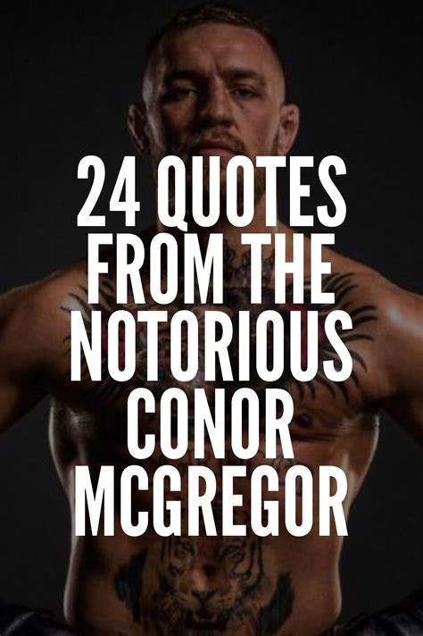 Notorious Conor Mcgregor Positive Quotes Motivational Quotes Alpha
