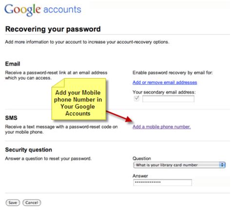On the top right, click on your icon, and select 'manage your google. Recover your Google Password via SMS