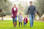 Family mum dad and kids stock photo. Image of happy, hands - 37828716