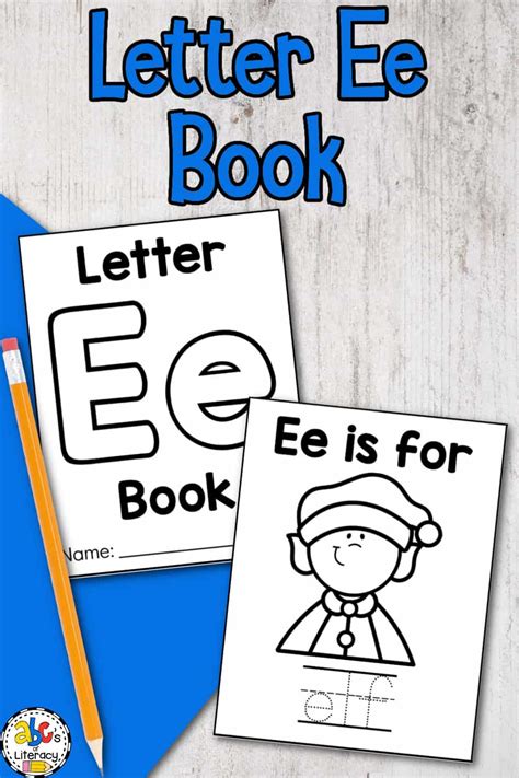 Letter E Book