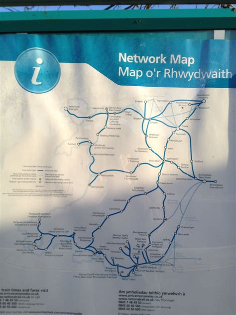 Arriva Trains Wales Map Wales Map Map Wales