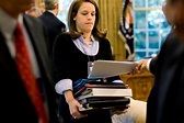 File:Katie Johnson, President Obama's personal secretary, collects ...