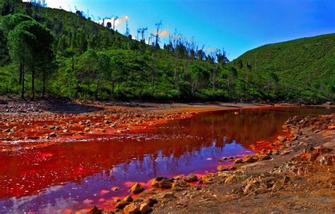 Rio Tinto River Earth Photos Spain