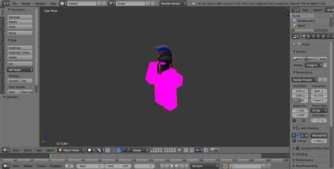 How To Render Your Roblox Character In Blender Gfx Images