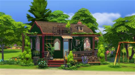 Sims 4 Speed Build Happy Hippie Home Youtube
