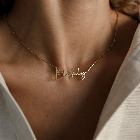 personalized name necklace by caitlynminimalist gold name etsy