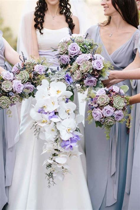 Loveliest Lavender Wedding Ideas You Will Love White Wedding Bouquets Lavender Wedding