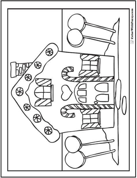 It's more like a mansion! Gingerbread House Christmas Coloring Pages For Adults Pdf ...