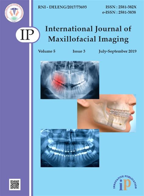 Ip International Journal Of Maxillofacial Imaging