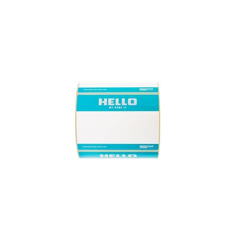 Montana Hello My Name Is Stickers 500 Teal Media From Graff City Ltd Uk