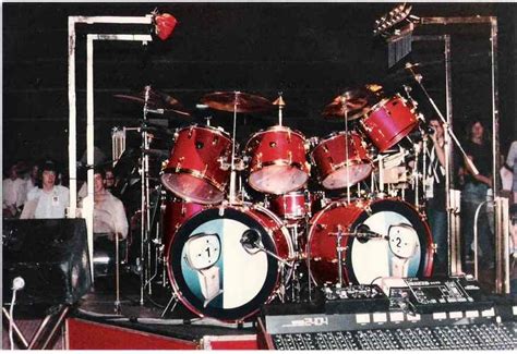 Neil Peart News 1980 Photos Neil Peart Rush Band Drum Kits