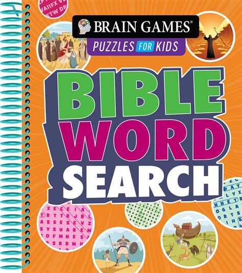 Bible Word Search Puzzles For Kids Brain Games Publication