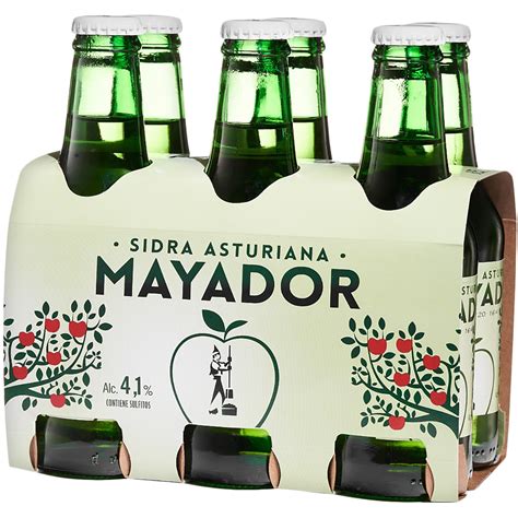 Sidra Refrescante Asturiana Pack 6 Botellas 25 Cl · Mayador