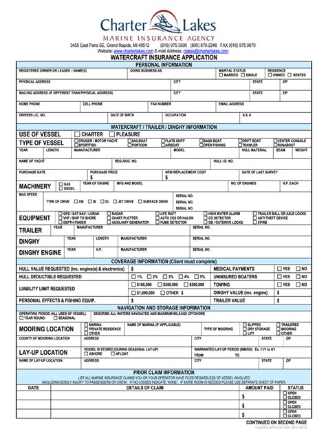 Boat Insurance Quote Sheet 2012 2024 Form Fill Out And Sign Printable