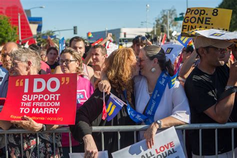 doma prop 8 gay marriage supporters rally in west hollywood updated 89 3 kpcc