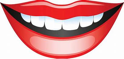 Mouth Clipart Smiling Vector Lips Mund Teeth
