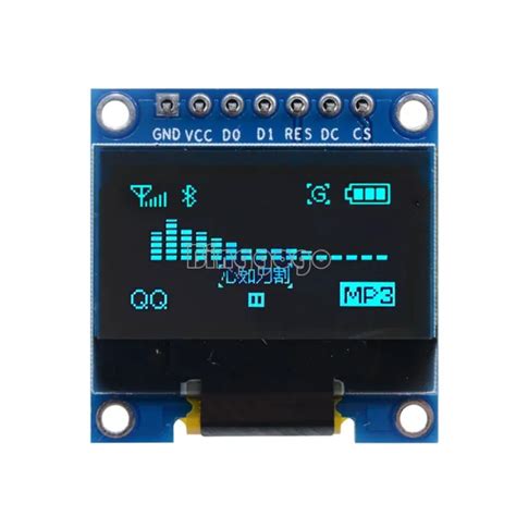 BLUE 0 96 I2C SPI Serial 128X64 OLED LCD Display SSD1306 For Arduino