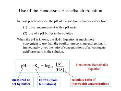 Ppt The Henderson Hasselbalch Equation Powerpoint Presentation Free