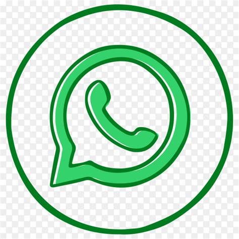 Whatsapp Icon In Circle Design Premium Vector Png Similar Png