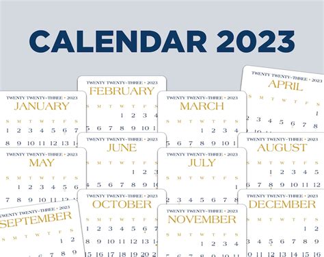 2023 Calendar United States United Kingdom Holiday And Etsy