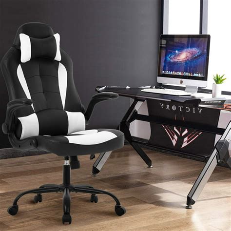 Pc Gaming Chair Office Chair Ergonomic Desk Chair Racing Executive Pu