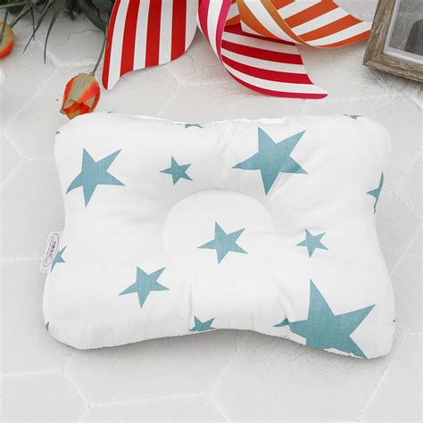 Breathable Cotton Newborn Baby Head Shaping Pillow Neck Support For