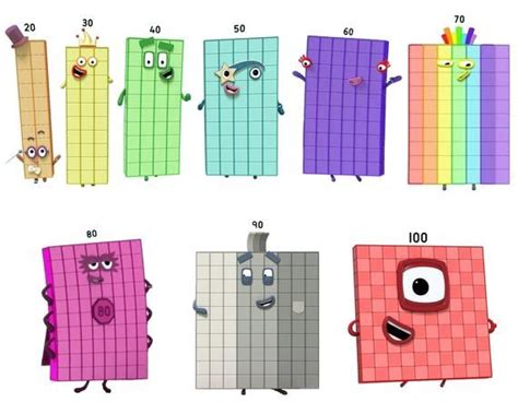 Numberblocks 6 X 8 Numberan