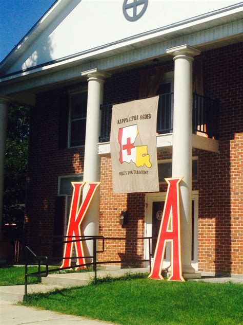 Kappa Alpha Order sheet sign #rosecourt2014 #selu