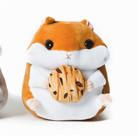 Scooshin Cute Ultra Soft Stuffed Animal 6 Hamster Almond Color Plush