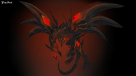 Yu Gi Oh Dragons Red Eyes Darkness Dragon By Prowdz On Deviantart