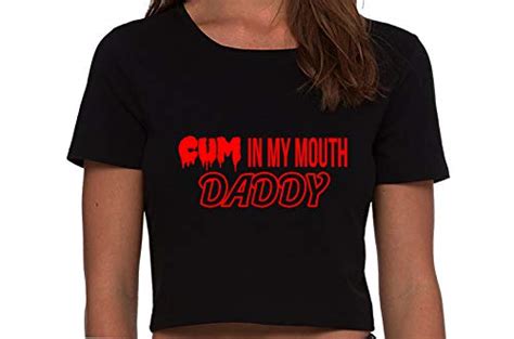 Knaughty Knickers Cum In My Mouth Daddy Oral Blow Job Black Cropped Ta