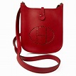 Hermès Sacoche Hermes Mini Evelyne TPM Red Epsom avec accessoires en ...