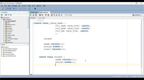 How Do You Create A Table Script In Oracle Sql Developer Brokeasshome