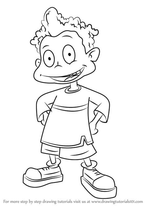 Learn How To Draw Dil Pickles From All Grown Up All Grown Up Step