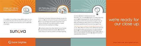 This timely and understandable brochure will. Sunova's 'Bank Brighter' Brand and Big D.O.G.