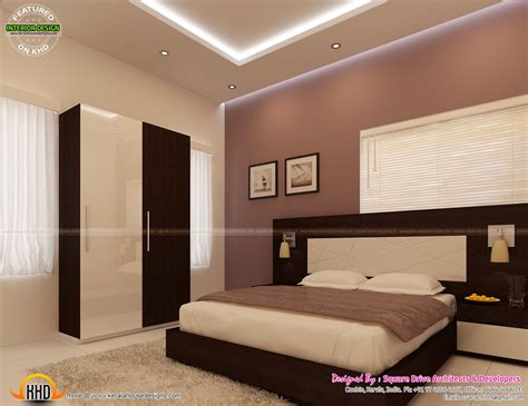 Bedroom interior decoration - Kerala home design and floor plans - 8000