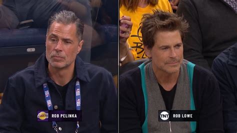 Lakers Lead On Twitter Rob Pelinka And Rob Lowe Are Clones