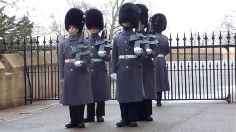The Queens Guard At Windsor Castle Youtube