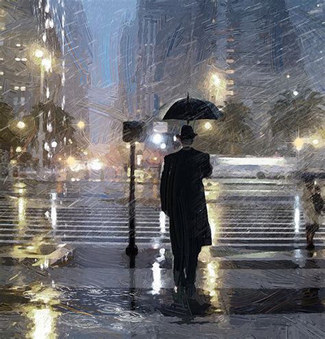Rain Painting By Yonas Syoum Pixels