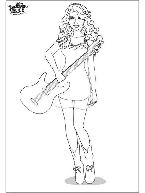 Taylor Swift Free Printable Coloring Pages Coloring Home