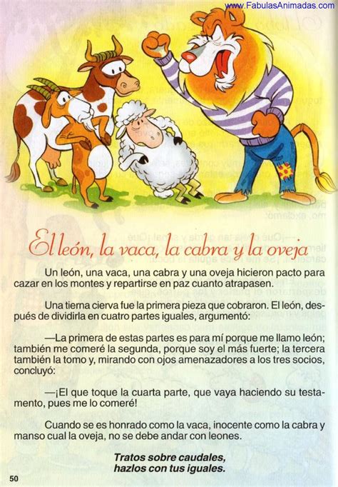El Leónla Vacala Cabra Y La Oveja Cuentos Personalizados Para Niños