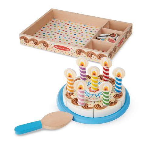 Affordable Shipping Melissa And Doug 511 Birthday Party Wood Set Play