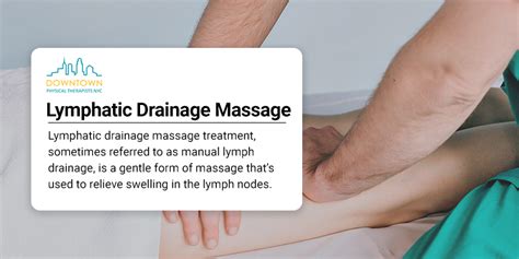Lymphatic Drainage Massage Nyc Physical Therapists Nyc