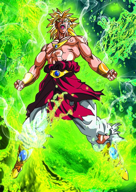 We want to respect the art who make that masterpiece for us. Broly Dragon Ball Z Digital Art by Samuel Orrit