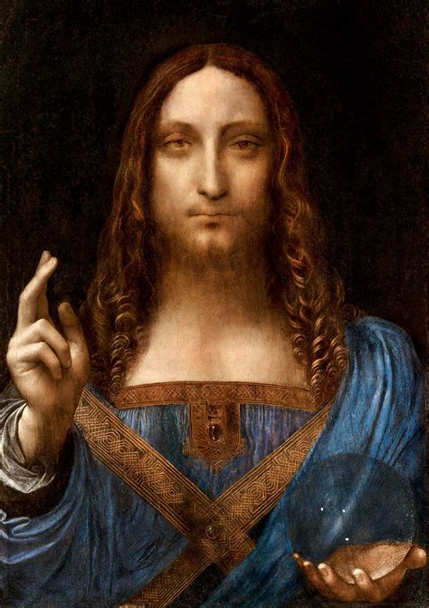 Luz Y Artes Salvator Mundi De Leonardo Da Vinci