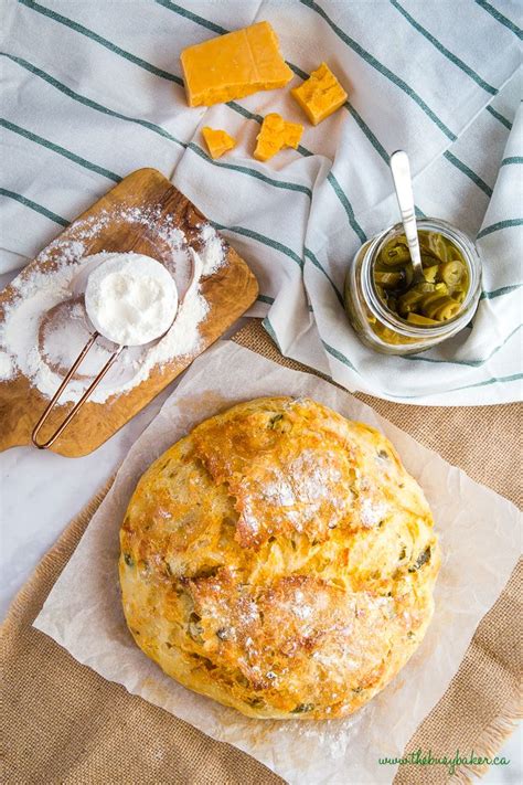 No Knead Jalapeno Cheese Artisan Bread Recipe Artisan Bread