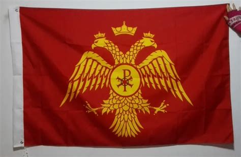 Russian Imperial Gonfalon Flag 3x5ft 150x90cm Banner Brass Metal Holes